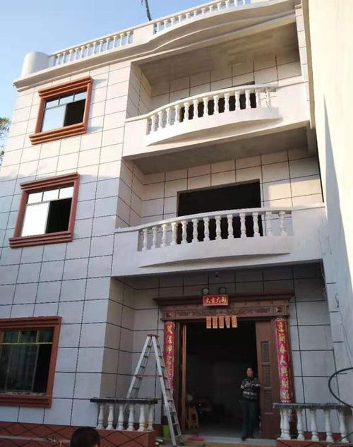 农村房子外墙还在刷白墙？你离别墅差一道外墙装修